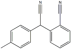 (2-Cyanophenyl)(4-methylphenyl)acetonitrile 结构式