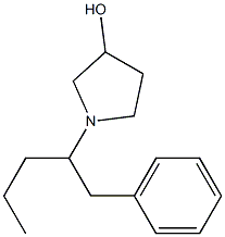 1-(1-Benzylbutyl)pyrrolidin-3-ol 结构式