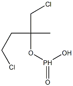 Phosphonic acid (2-chloroethyl)(2-chloro-1-methylethyl) ester 结构式