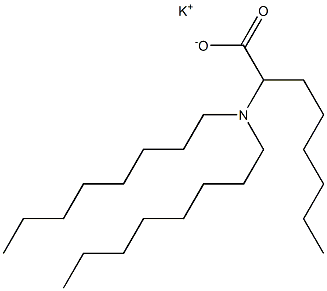 2-(Dioctylamino)octanoic acid potassium salt 结构式