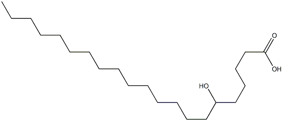 6-Hydroxyhenicosanoic acid 结构式