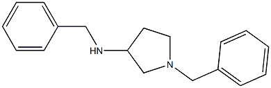 1-Benzyl-3-(benzylamino)pyrrolidine 结构式
