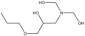 1-[Bis(hydroxymethyl)amino]-3-propoxy-2-propanol 结构式