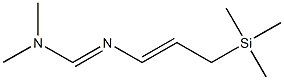 (E)-N-[(E)-Dimethylaminomethylene]-3-trimethylsilyl-1-propen-1-amine 结构式