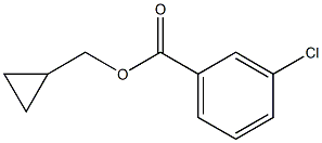 3-Chlorobenzoic acid cyclopropylmethyl ester 结构式