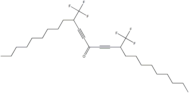 Trifluoromethyl(1-dodecynyl) ketone 结构式
