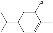 6-Chloro-p-menth-1-ene 结构式