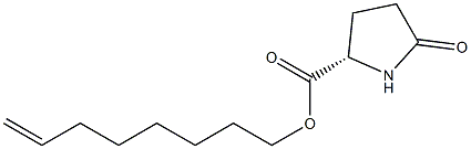 (S)-5-Oxopyrrolidine-2-carboxylic acid 7-octenyl ester 结构式
