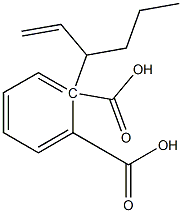 (+)-Phthalic acid hydrogen 1-[(S)-1-hexene-3-yl] ester 结构式