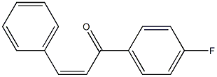 (2Z)-3-(Phenyl)-1-(4-fluorophenyl)-2-propene-1-one 结构式