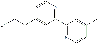 4-(2-Bromoethyl)-4'-methyl-2,2'-bipyridine 结构式