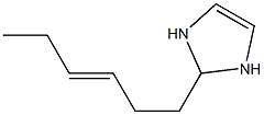 2-(3-Hexenyl)-4-imidazoline 结构式