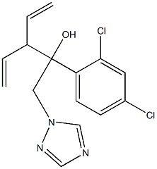 1-(2,4-Dichlorophenyl)-1-(1,4-pentadien-3-yl)-2-(1H-1,2,4-triazol-1-yl)ethanol 结构式