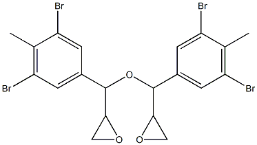 3,5-Dibromo-4-methylphenylglycidyl ether 结构式