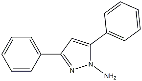 1-Amino-3,5-diphenyl-1H-pyrazole 结构式