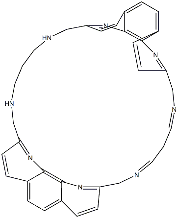 N,N'-[Trimethylenebis(iminomethylene)bis(1,10-phenanthroline-9,2-diyl)bismethylene]propane-1,3-diimine 结构式