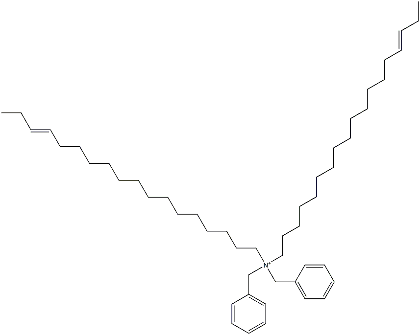 Di(15-octadecenyl)dibenzylaminium 结构式