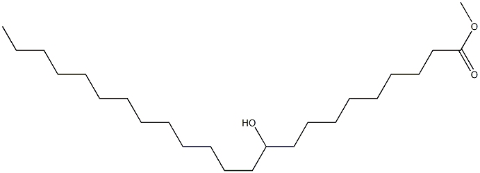 10-Hydroxytricosanoic acid methyl ester 结构式