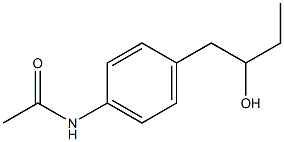 4'-(2-Hydroxybutyl)acetanilide 结构式