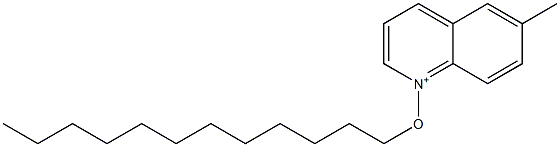 6-Methyl-1-dodecyloxyquinolinium 结构式