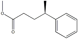 [R,(-)]-4-Phenylvaleric acid methyl ester 结构式