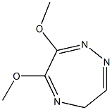 6,7-Dimethoxy-4H-1,2,5-triazepine 结构式