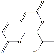 1,2,3-Butanetriol 1,2-bisacrylate 结构式