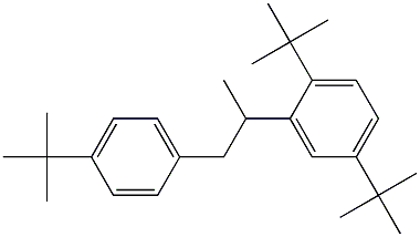 2-(2,5-Di-tert-butylphenyl)-1-(4-tert-butylphenyl)propane 结构式