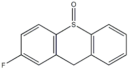 2-Fluoro-9H-thioxanthene 10-oxide 结构式