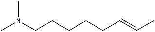 N,N-Dimethyl-6-octen-1-amine 结构式