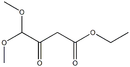 4,4-Dimethoxy-3-oxobutyric acid ethyl ester 结构式