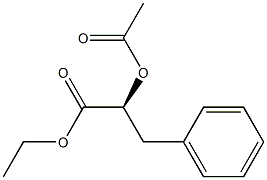 [S,(-)]-2-(Acetyloxy)-3-phenylpropionic acid ethyl ester 结构式