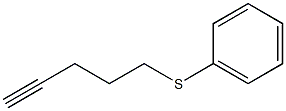 5-(Phenylthio)-1-pentyne 结构式