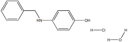 p-Benzylaminophenol hydrochloride hydrate 结构式