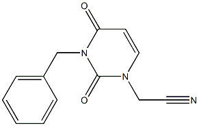 3-Benzyl-1-cyanomethyluracil 结构式