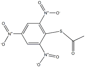 Thioacetic acid S-(2,4,6-trinitrophenyl) ester 结构式