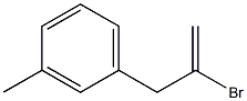 1-(2-Bromoallyl)-3-methylbenzene 结构式