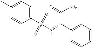 [S,(+)]-2-Phenyl-2-(p-toluenesulfonylamino)acetamide 结构式