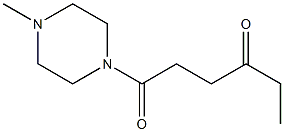 1-Methyl-4-(1,4-dioxohexyl)piperazine 结构式