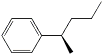 (2R)-2-Phenylpentane 结构式