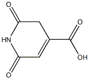 1,2,3,6-Tetrahydro-2,6-dioxopyridine-4-carboxylic acid 结构式
