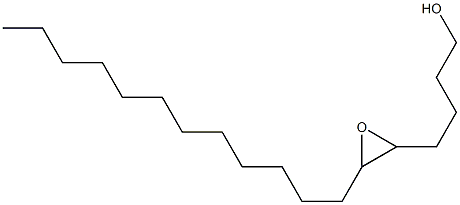 5,6-Epoxy-1-octadecanol 结构式