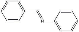 (E)-N-Phenylbenzenemethaneimine 结构式