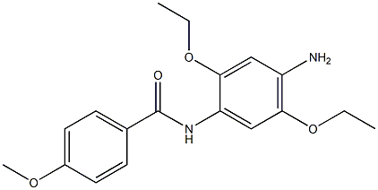 4-Methoxy-2',5'-diethoxy-4'-aminobenzanilide 结构式