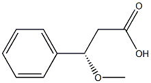 (S)-3-Methoxy-3-phenylpropanoic acid 结构式