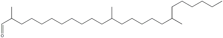 2,12,18-Trimethyltetracosan-1-al 结构式