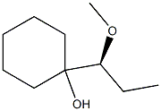 (-)-1-[(S)-1-Methoxypropyl]cyclohexanol 结构式