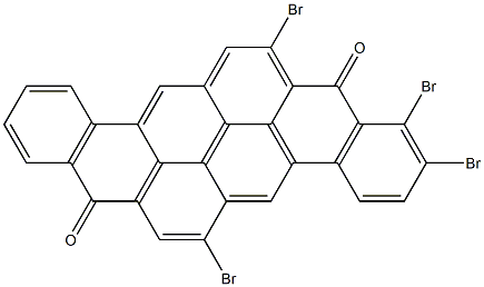 7,9,10,14-Tetrabromo-8,16-pyranthrenedione 结构式