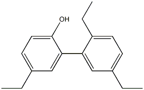 4-Ethyl-2-(2,5-diethylphenyl)phenol 结构式