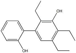 2,4,5-Triethyl-1,1'-biphenyl-2',3-diol 结构式